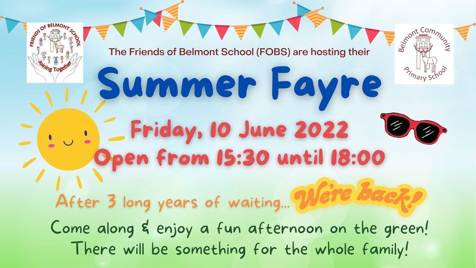 FOBS SUMMER FAYRE 2022