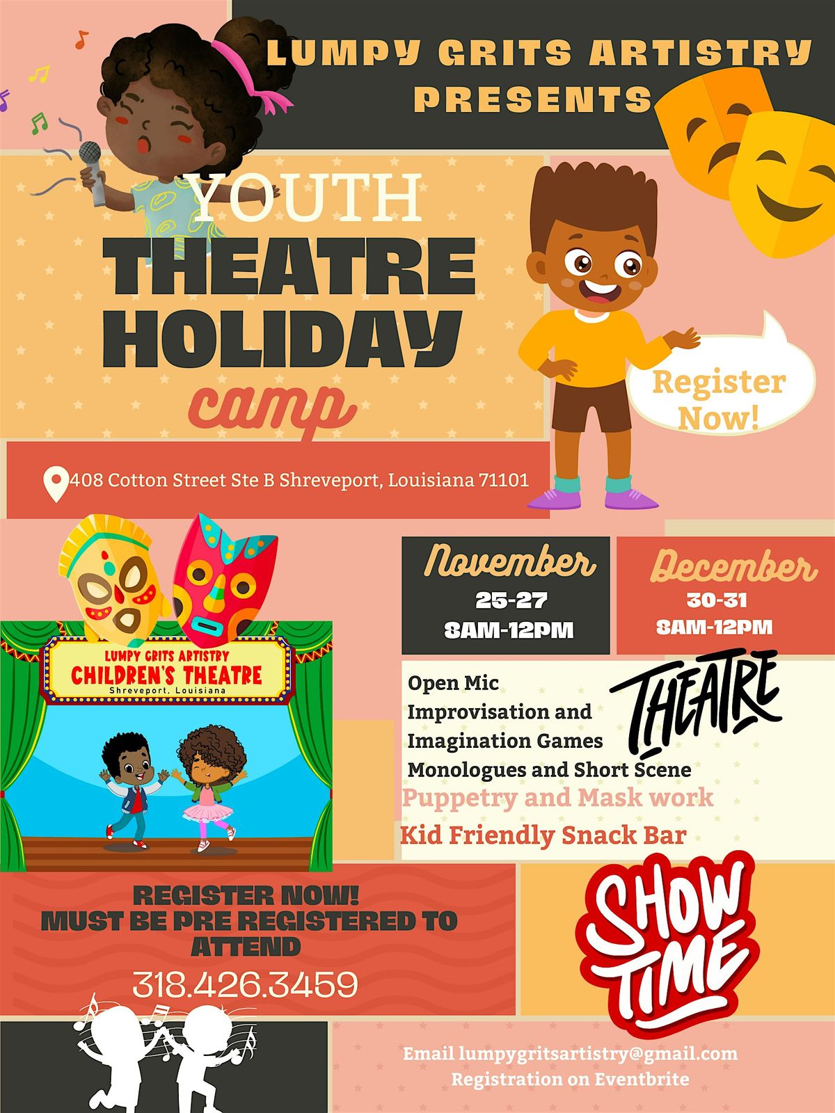 Youth Theatre Holiday Camp Series