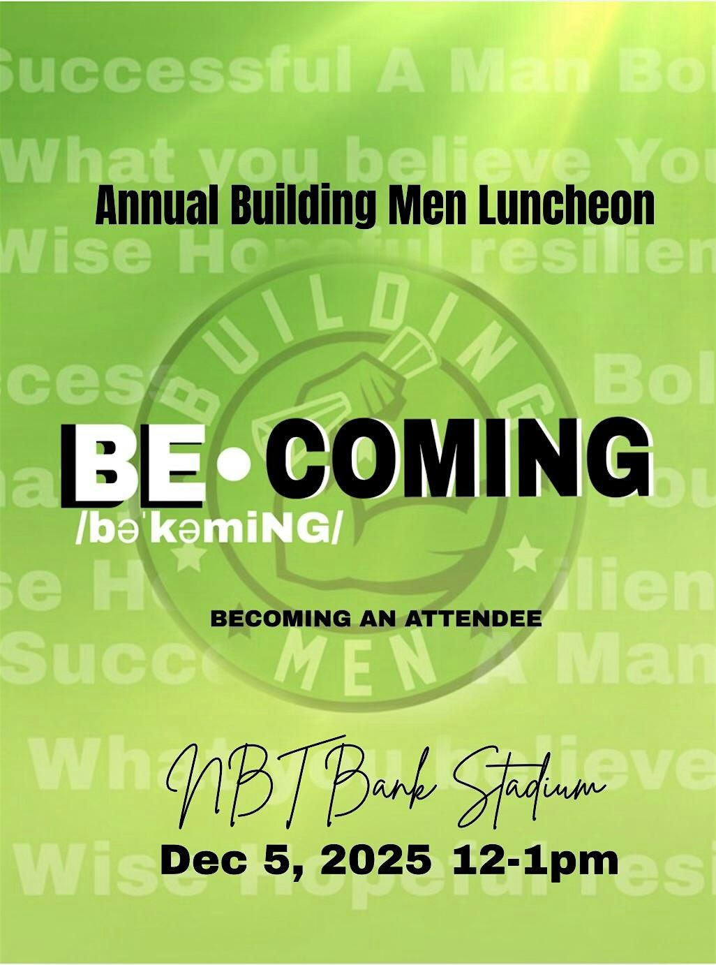 Annual Building Men Luncheon