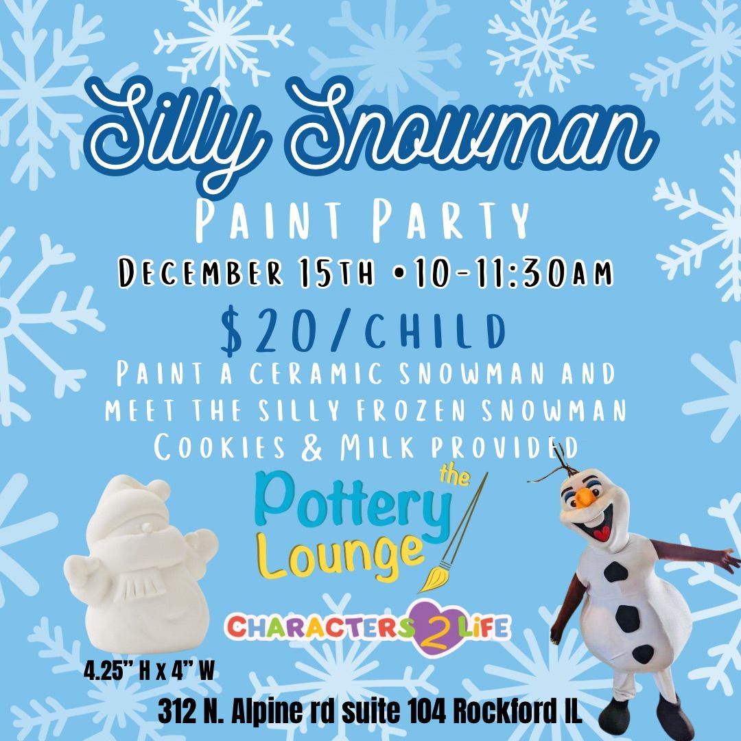 Silly Snowman Paint Party