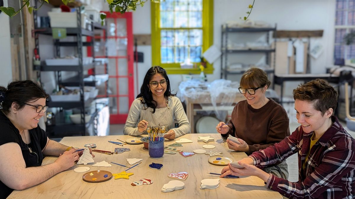 Pottery Painting and Try The Wheel: A Festive Fundraiser