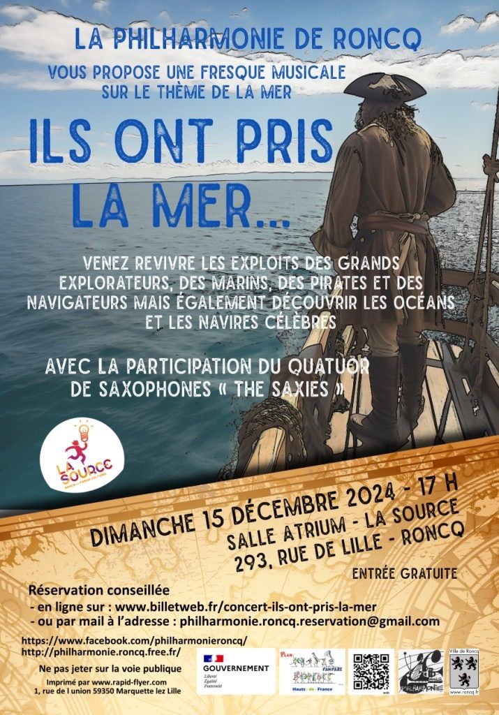 Concert "ILS ONT PRIS LA MER..."