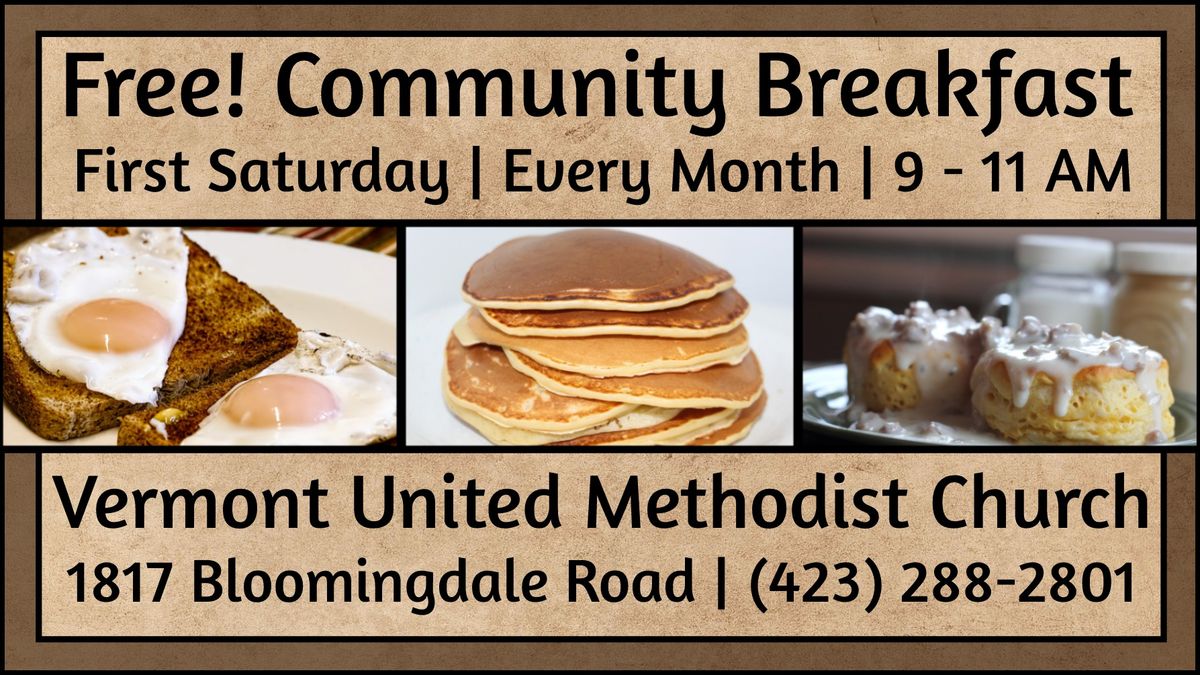 Free! Community Breakfast