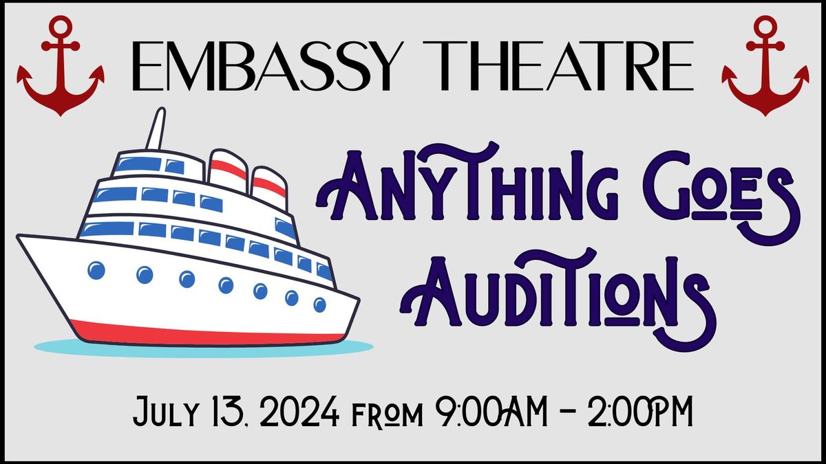 Anything Goes Auditions
