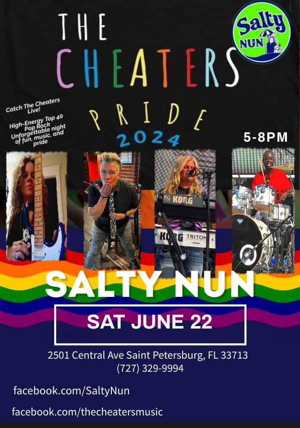 Pride Party @ The Salty Nun with The Cheaters!