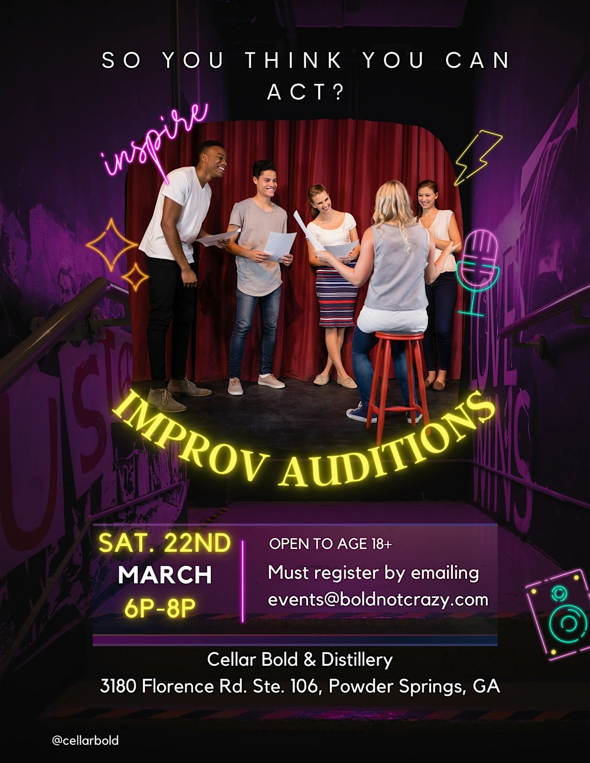 SO YOU THINK YOU CAN ACT? IMPROV AUDITIONS