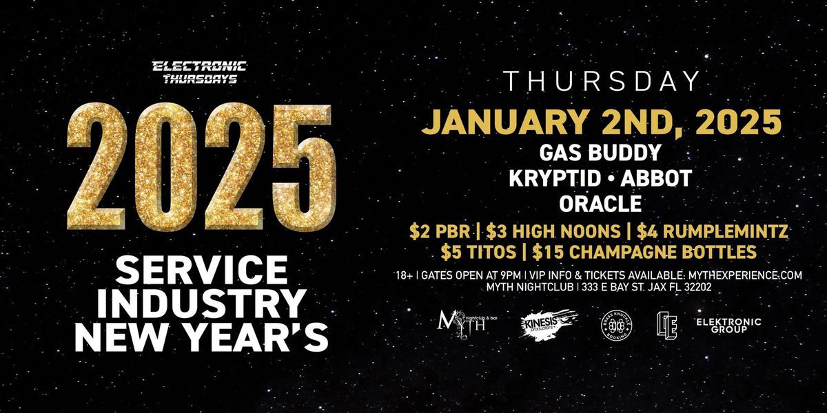 Electronic Thursdays: Service Industry New Year's | 1.2.25