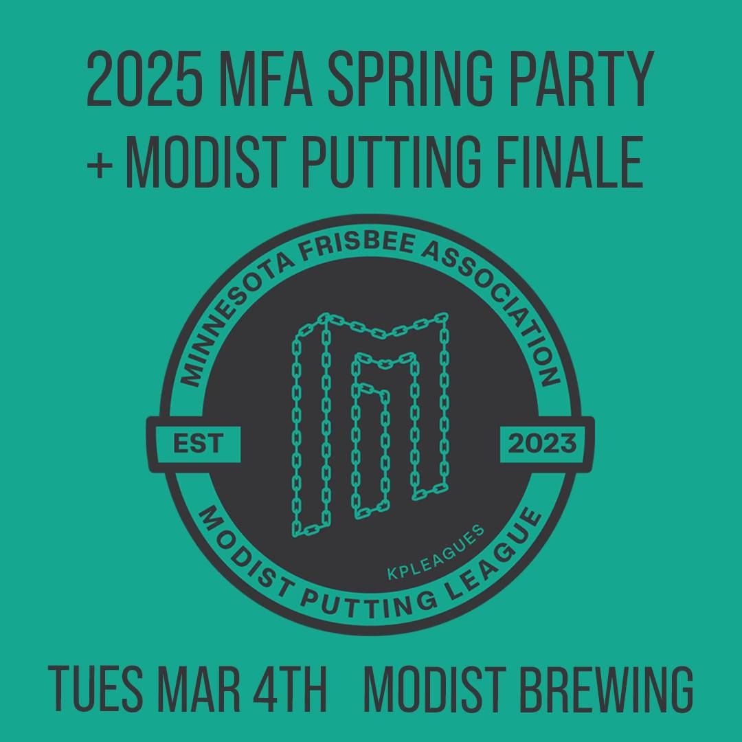 2025 MFA Spring Party + Modist Putting League Finale