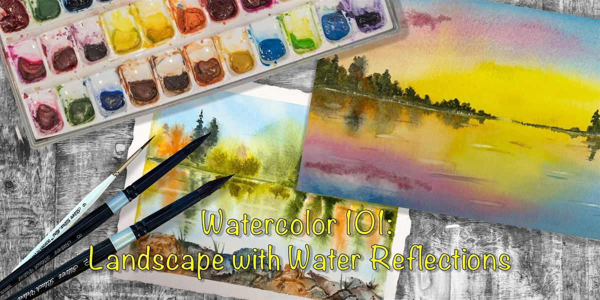 Watercolor 101: You can paint watercolor reflections!