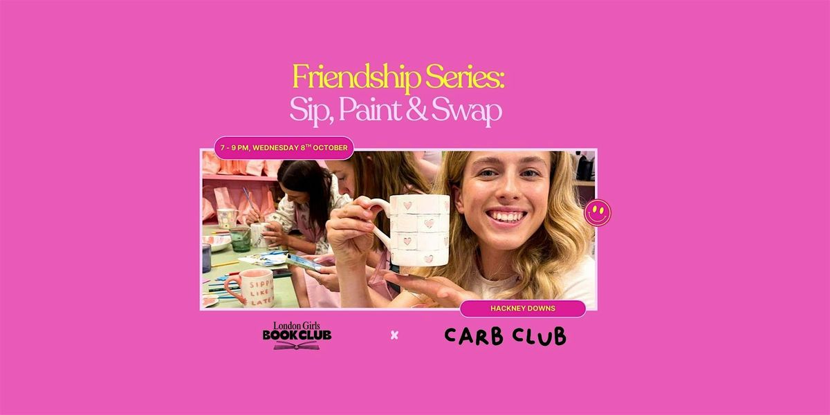 Cosy mug painting and bookswap with Carb Club x London Girls Book Club