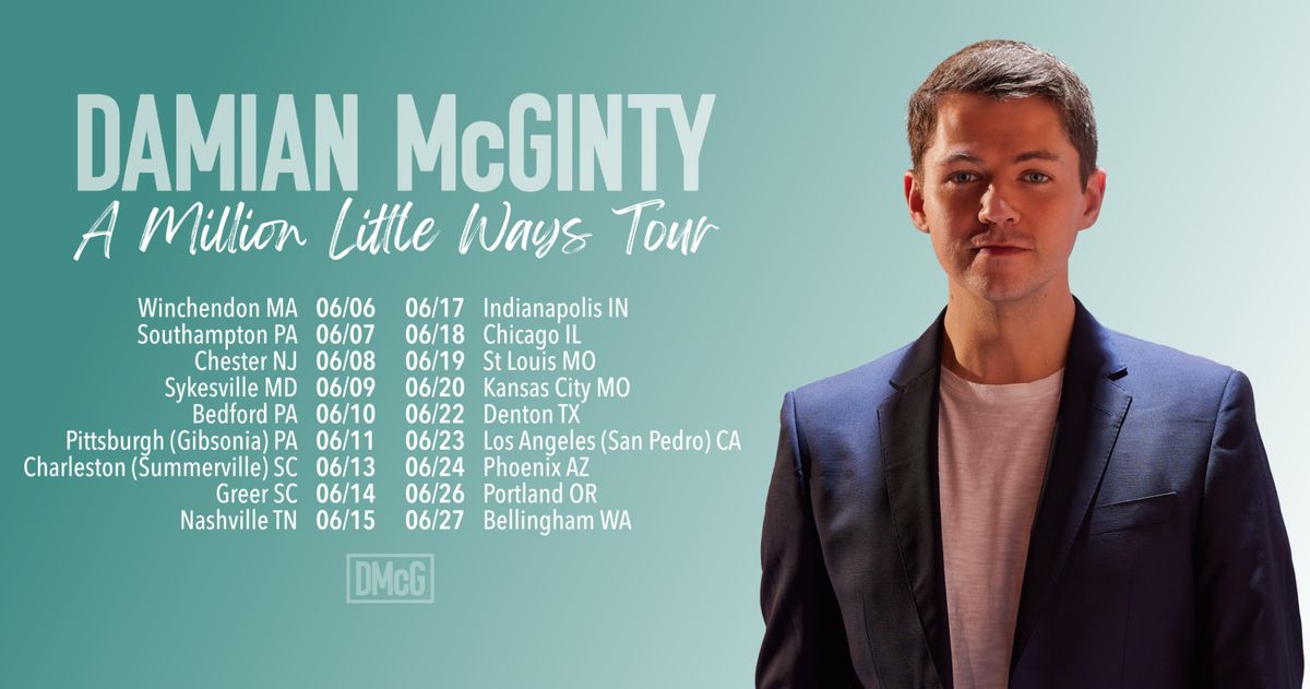 St Louis MO \u2013 Damian McGinty: A Million Little Ways Tour