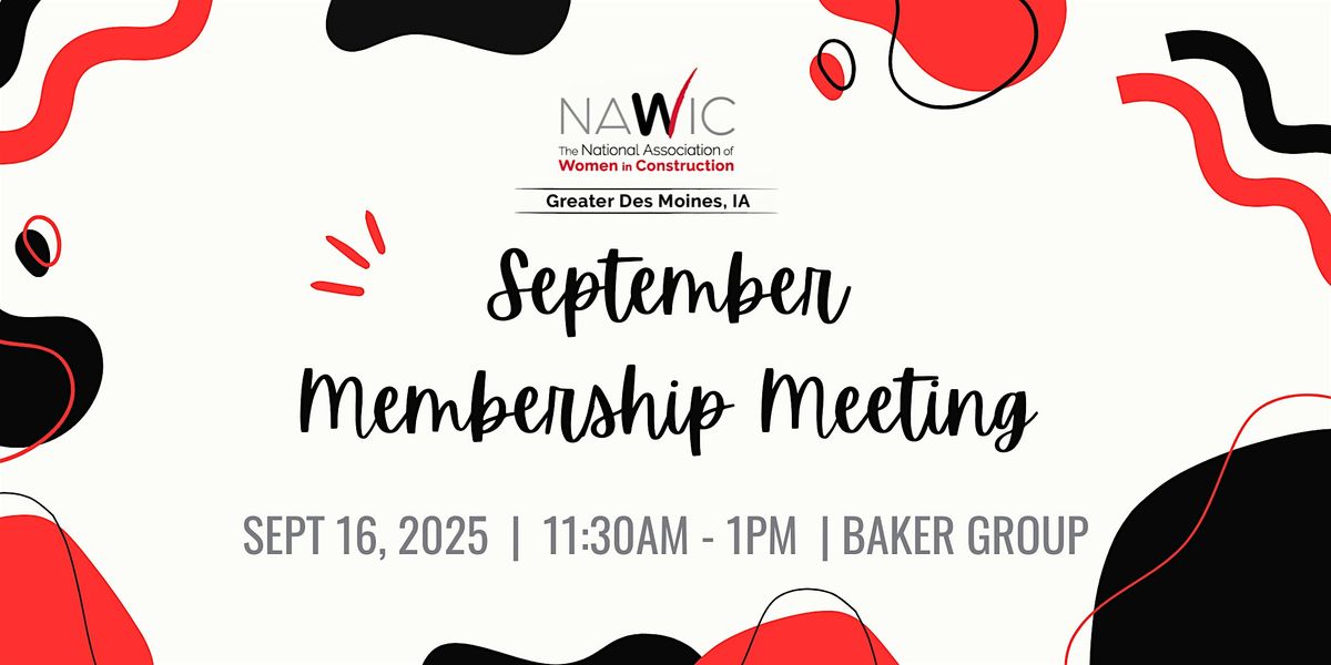 September's Membership Meeting