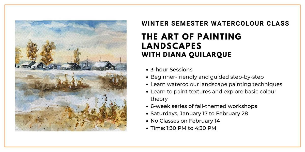Winter Semester Watercolour Class: The Art of Painting Landscapes