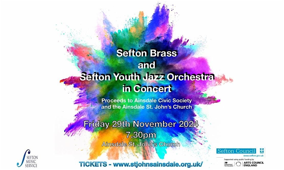 Sefton Brass and Sefton Youth Jazz Orchestra in Concert