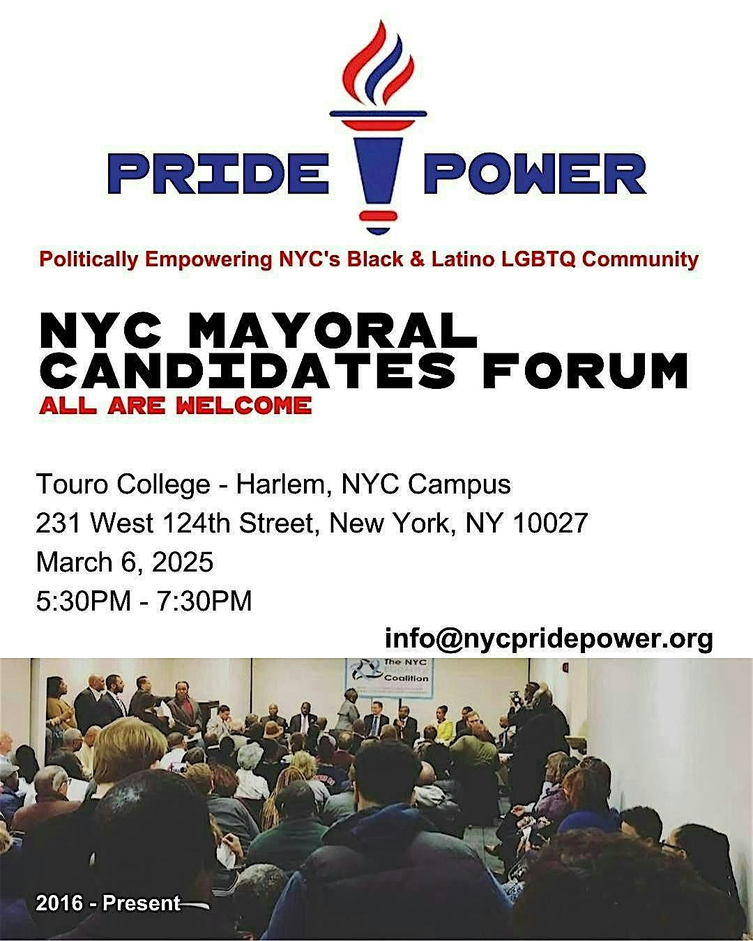 NYC Mayoral Candidates Forum