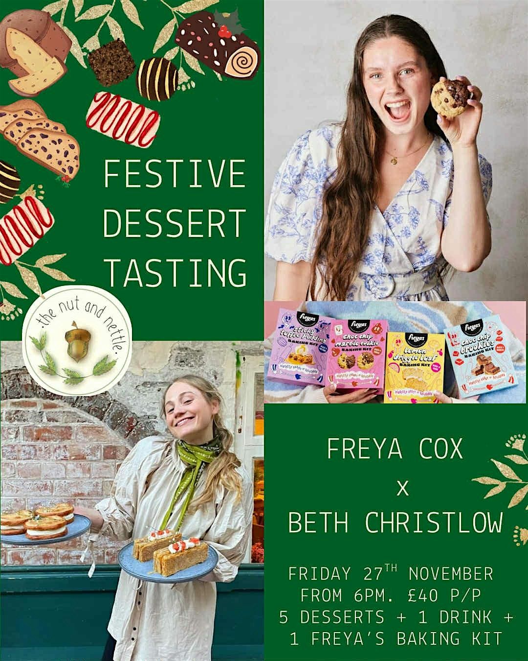 Festive Dessert Tasting with Freya & Beth