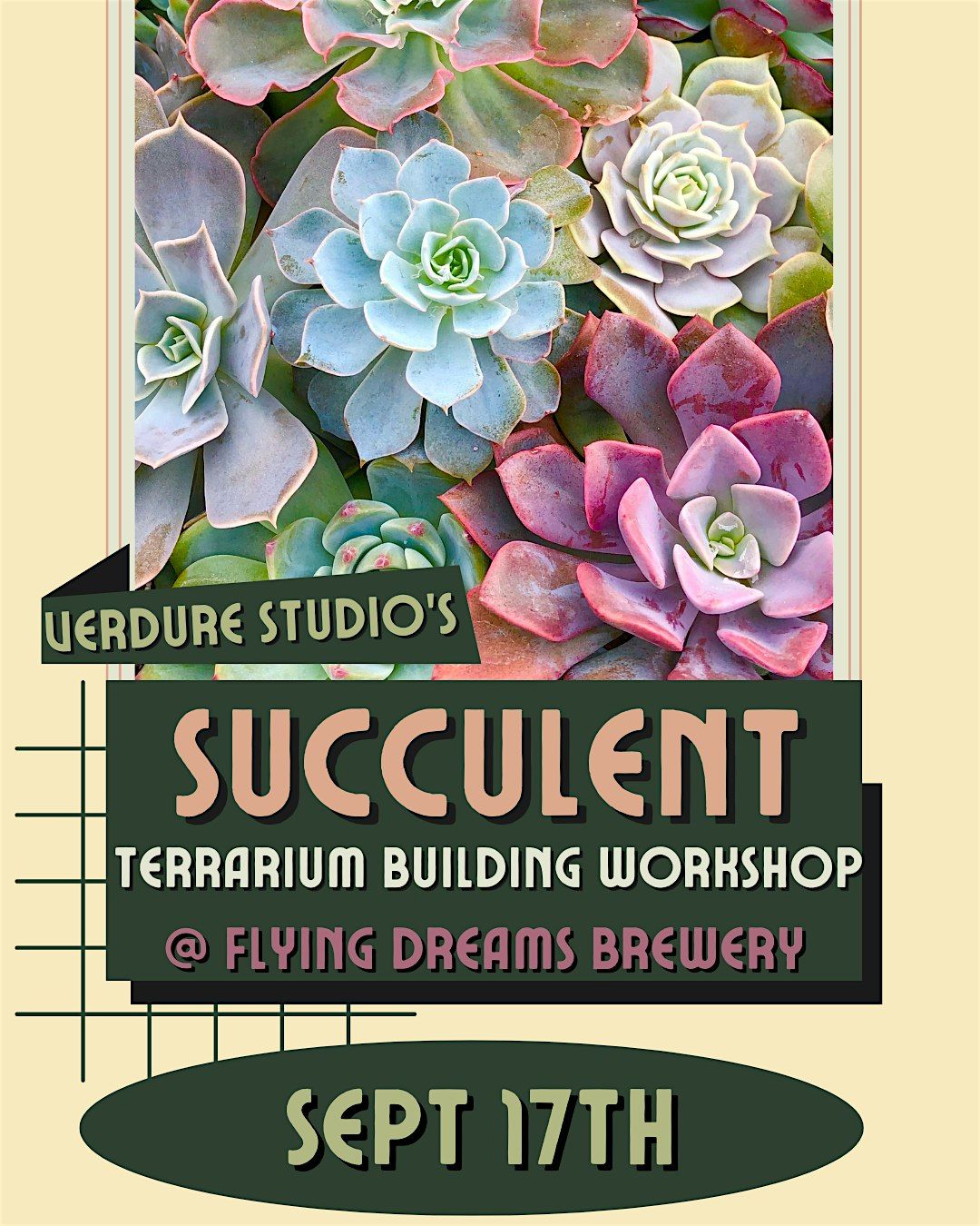 Pints & Plants - Succulent Terrarium Building Workshop