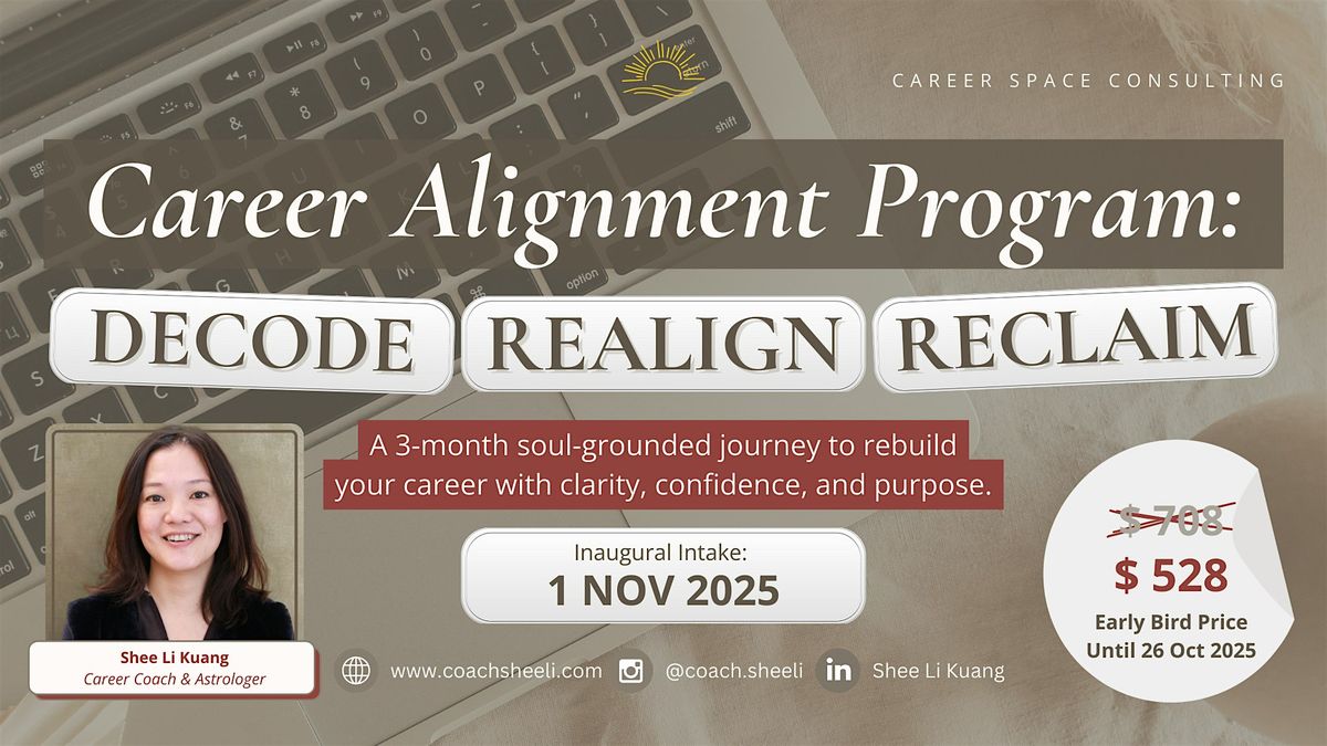 Decode \u2192 Realign \u2192 Reclaim\u2122: Career Alignment Program