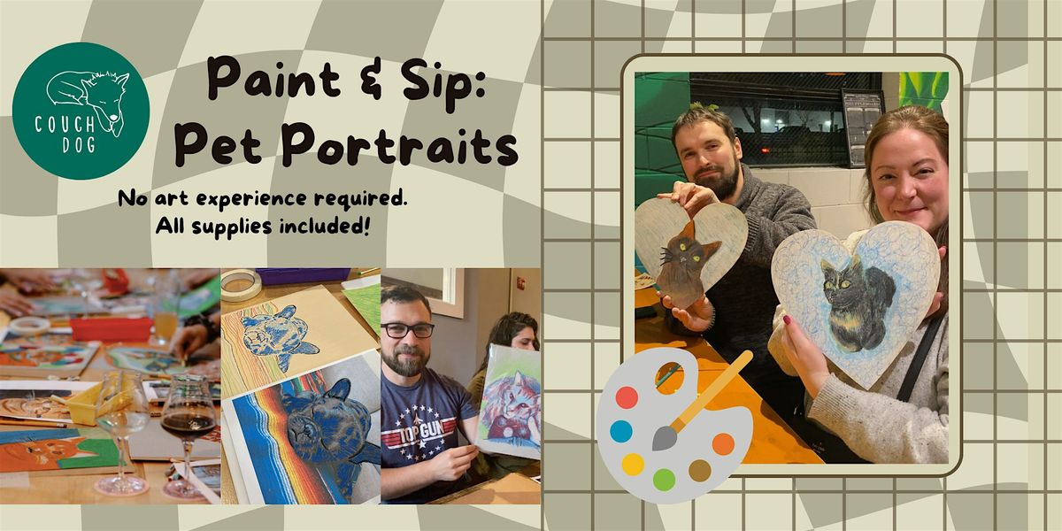 Paint and Sip: Pet Portraits at Couch Dog Brewing