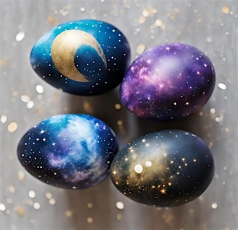 Galaxy Inspired Egg Decorating | Brenda Dwyer, instructor