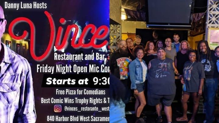 Vince's Friday Night Open Mic Comedy 