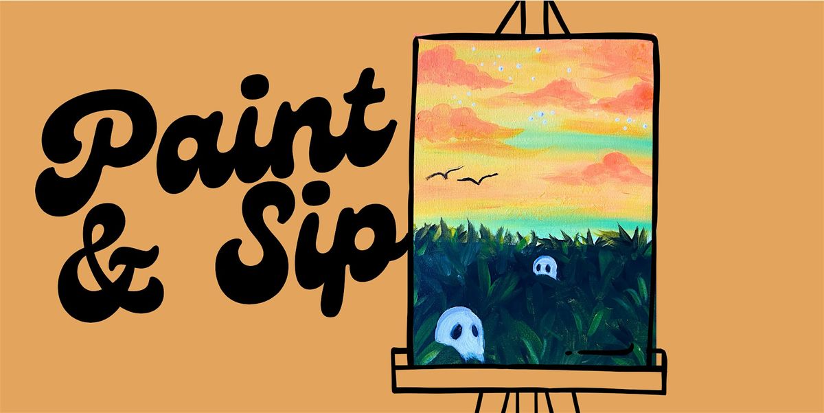 Halloween Paint and Sip--Peek-a-BOO