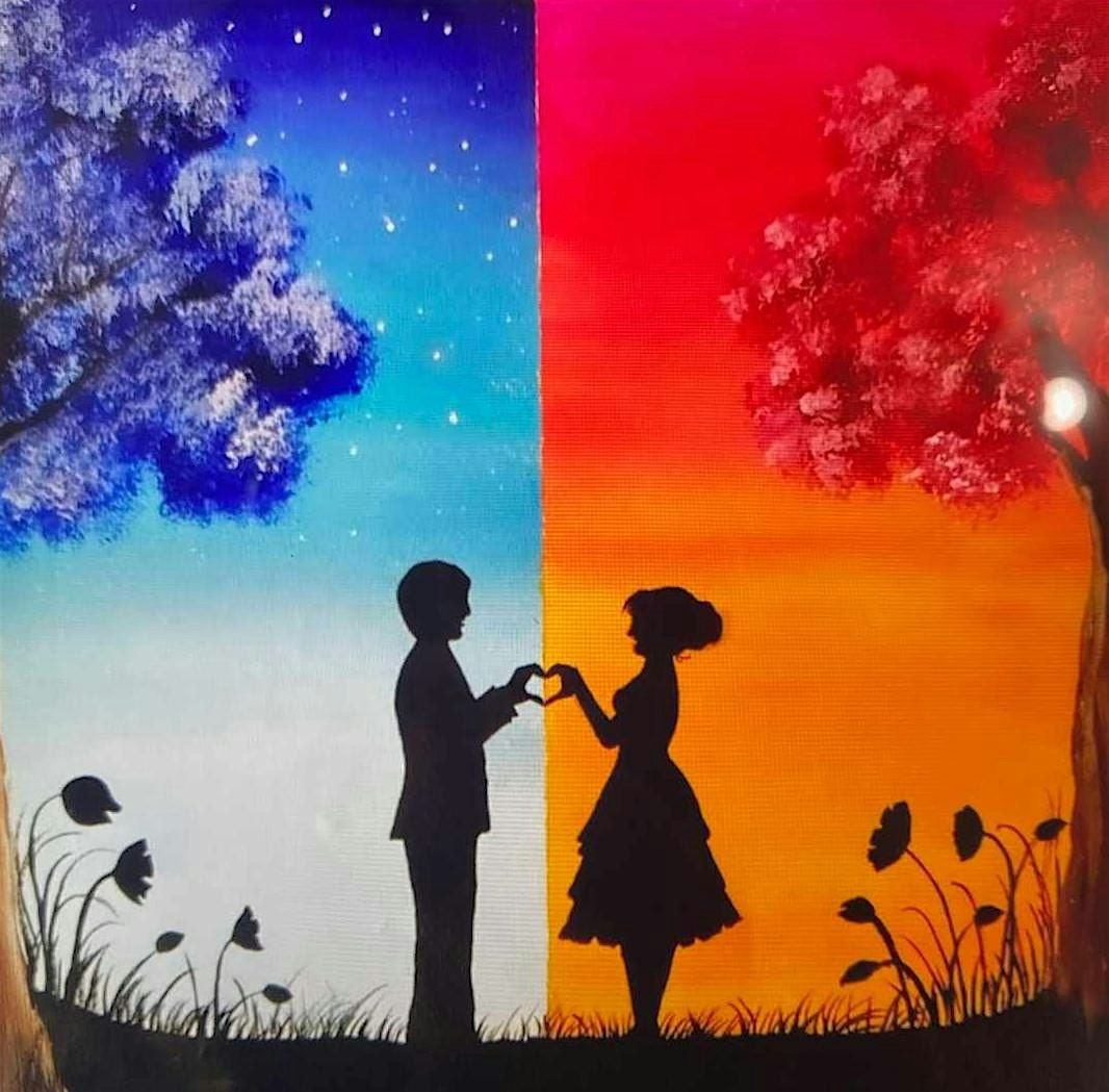 Valentine'c Couples Painting