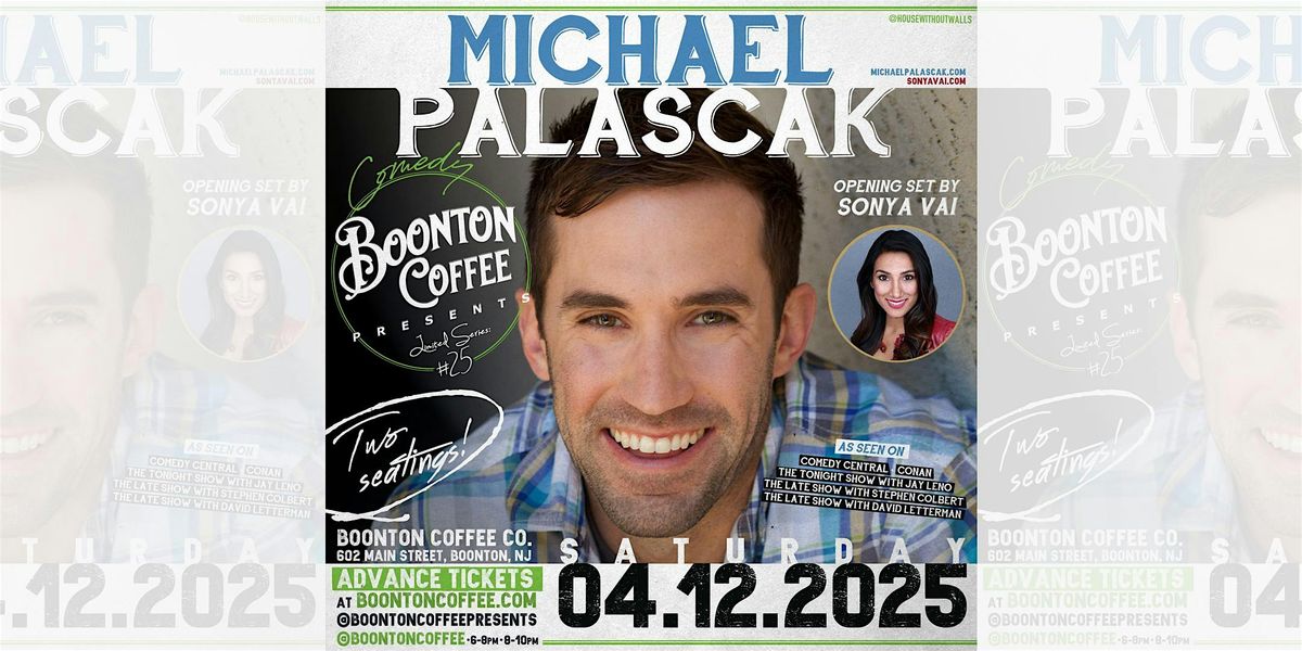 Boonton Coffee Presents: Michael Palascak (2nd seating)