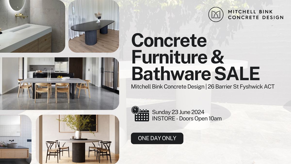 Mitchell Bink Concrete Design Warehouse Sale