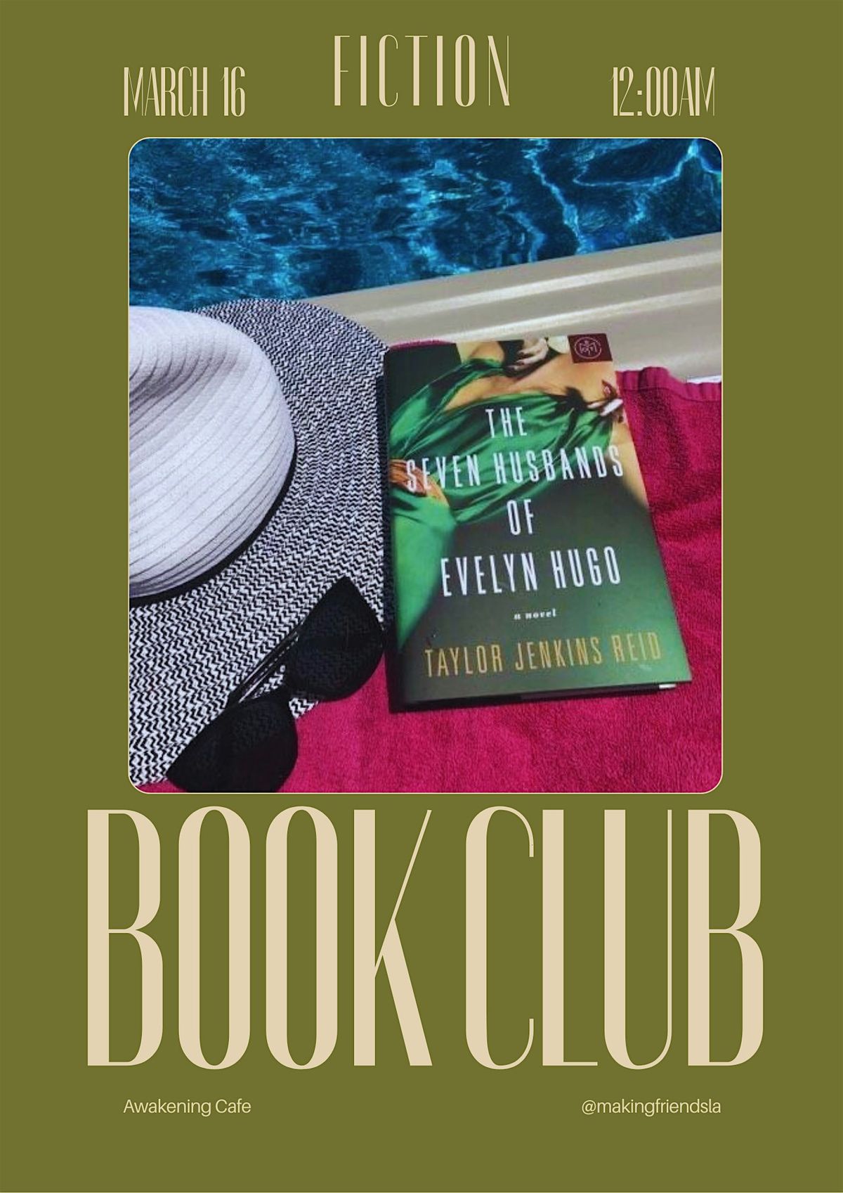 Fiction Book Club: The Seven Husbands of Evelyn Hugo by Taylor Jenkins Reid