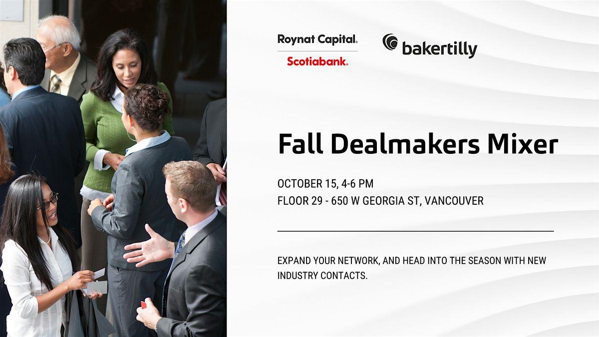 Fall Dealmakers Mixer