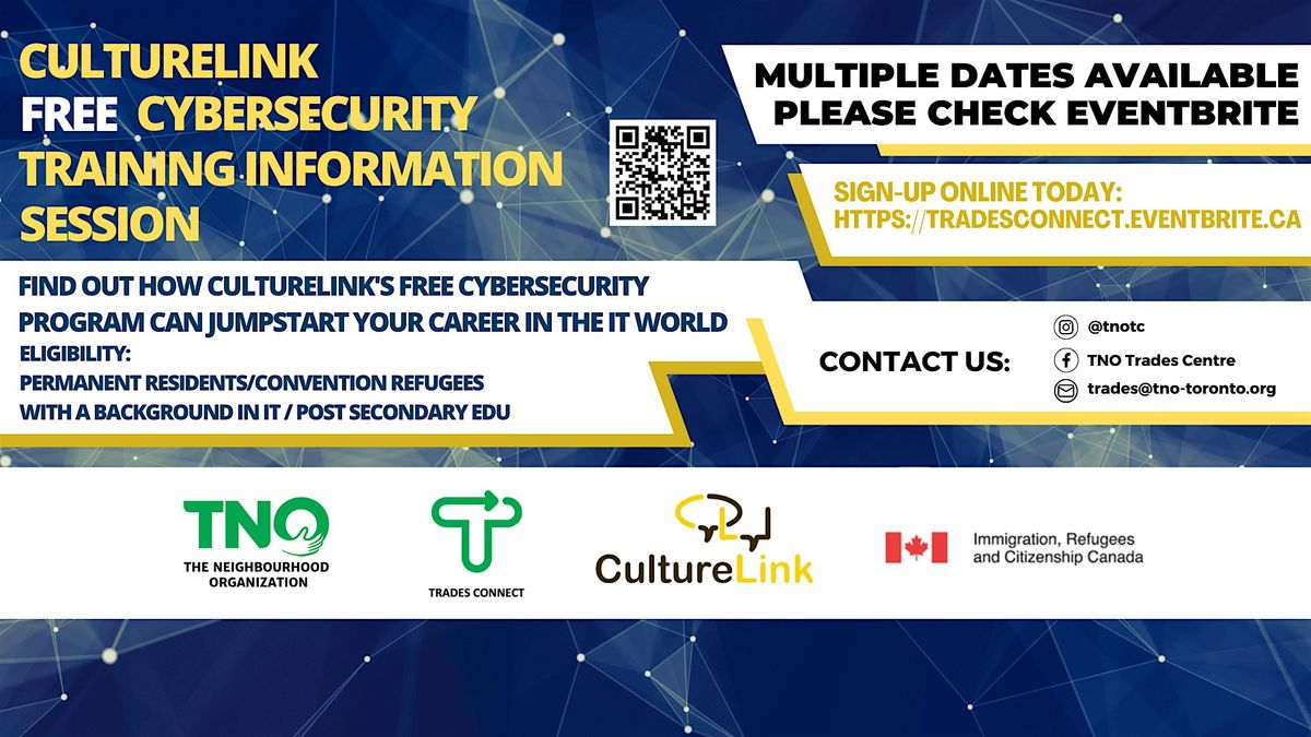 TNO - Trades Connect & CultureLink Cybersecurity Info Session