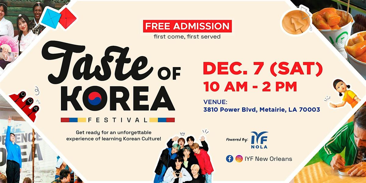 Taste of Korea in NOLA