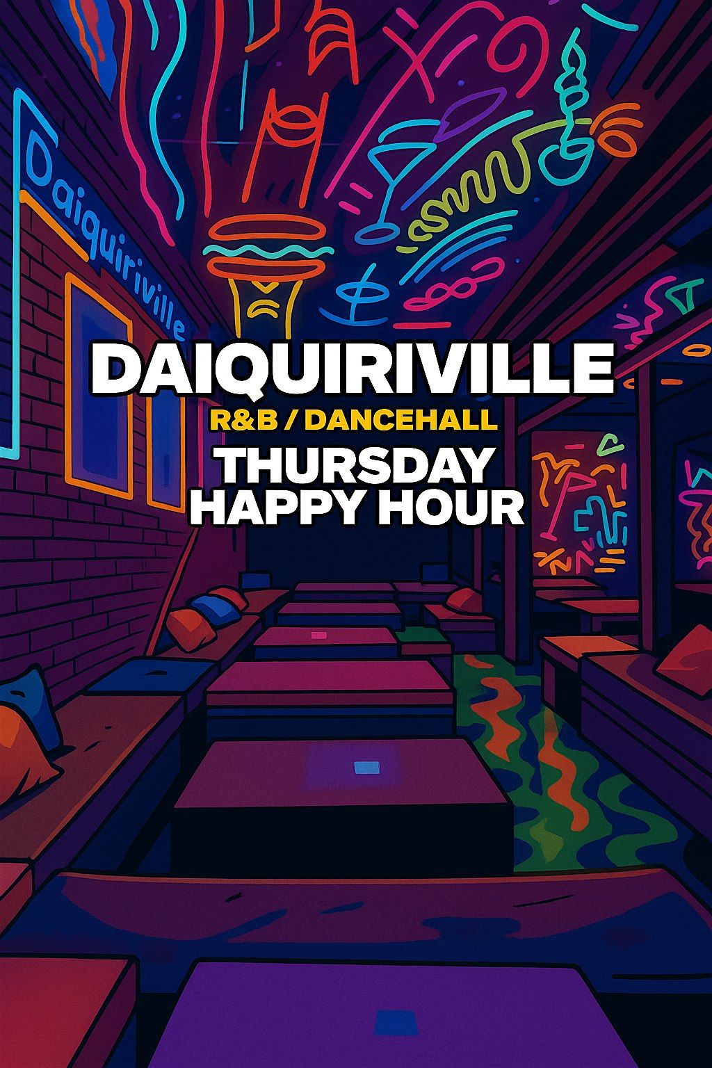 THURSDAY HAPPY HOUR : R&B & DANCEHALL @DAIQUIRIVILLE