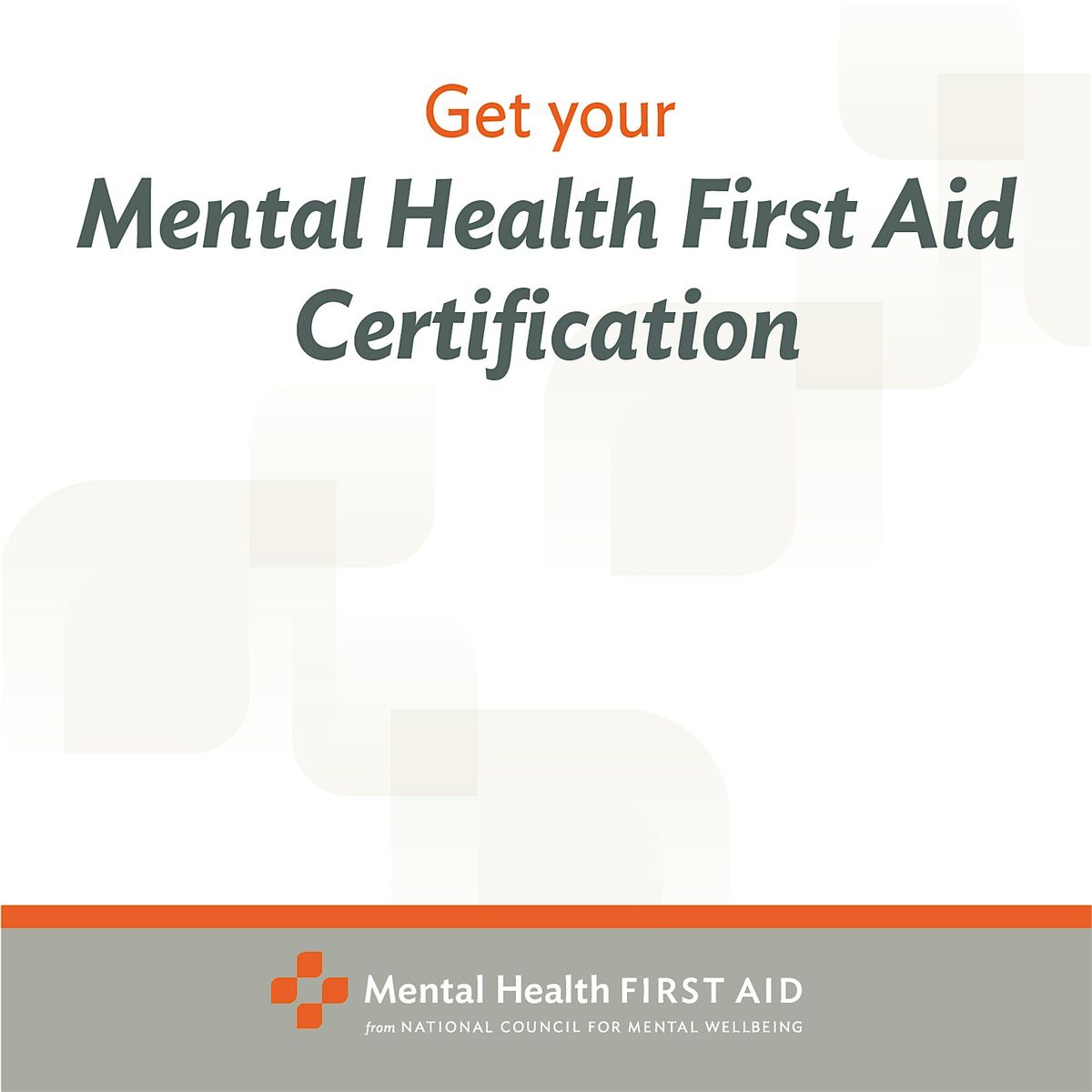Mental Health First Aid