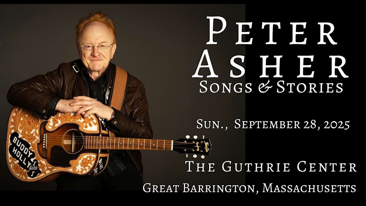 Peter Asher: Songs and Stories 6.30 pm show