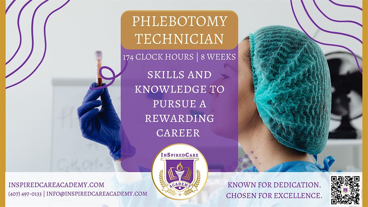 Learn a NEW SKILL TODAY- Phlebotomy  Training