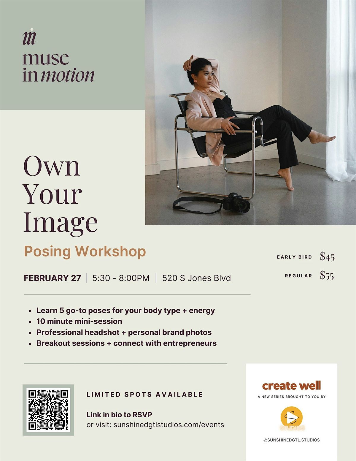 Own Your Image: Personal Brand Posing Workshop