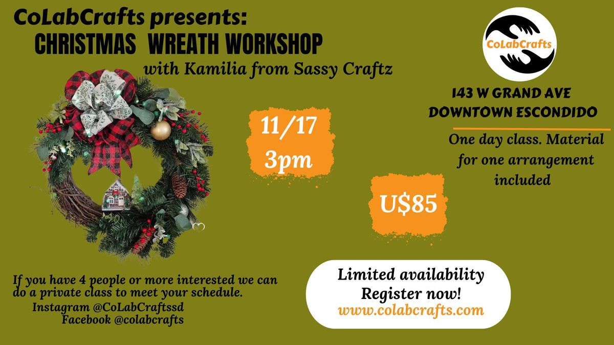 Christmas Wreath Workshop