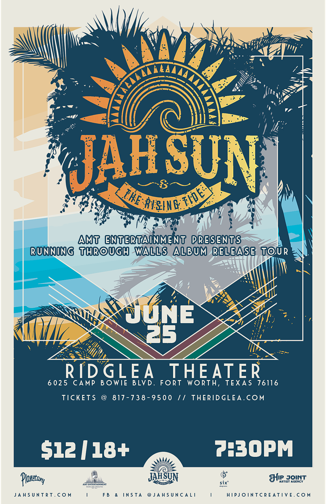 Jah Sun & The Rising Tide,  Mighty Mystic  at the Ridglea Room