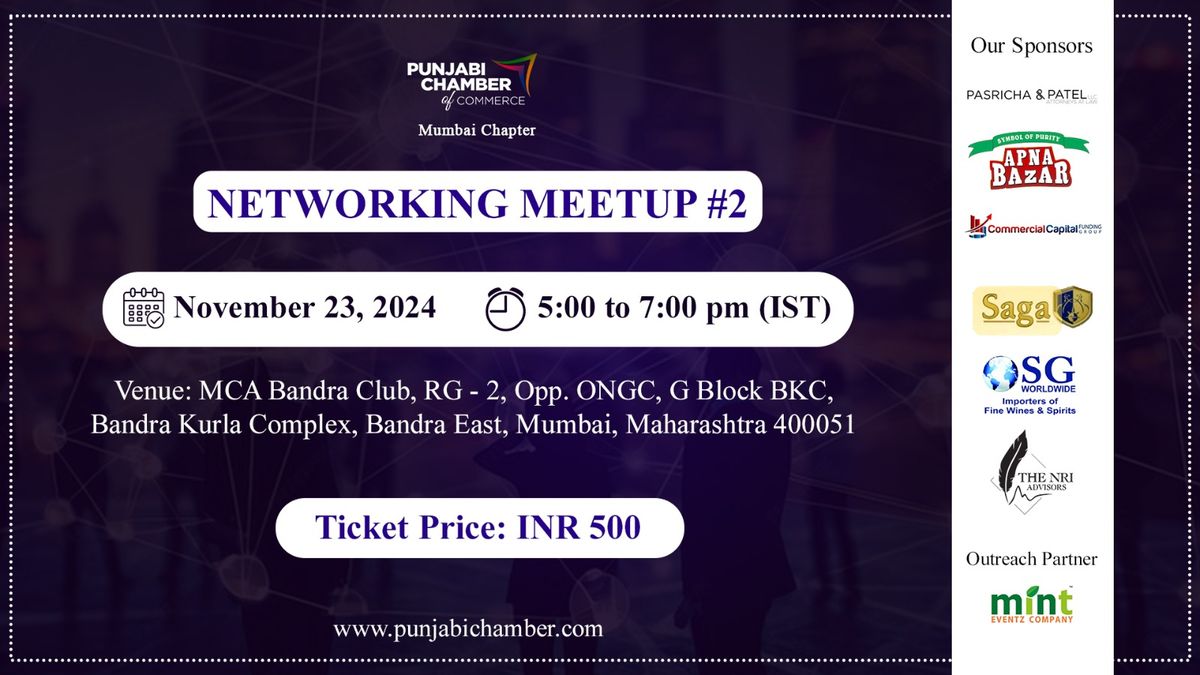 PCC Mumbai Networking MeetUp #2