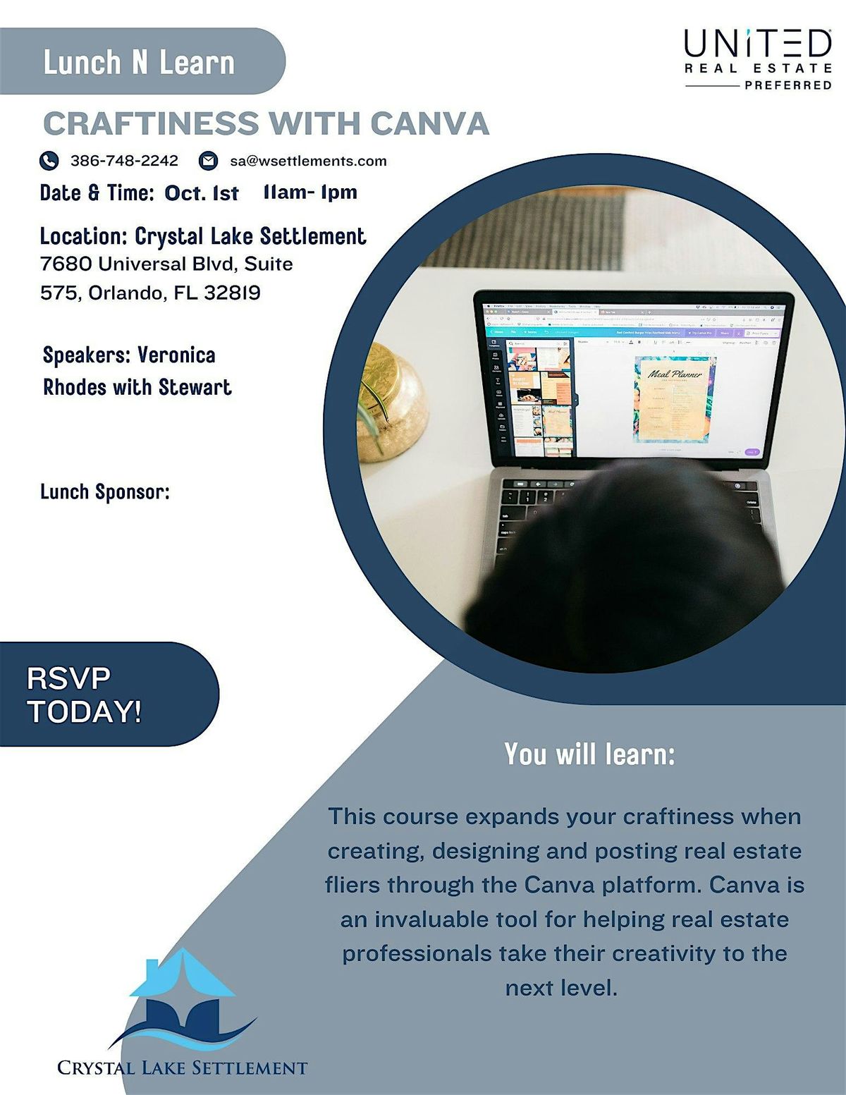 Lunch N Learn | Craftiness with Canva