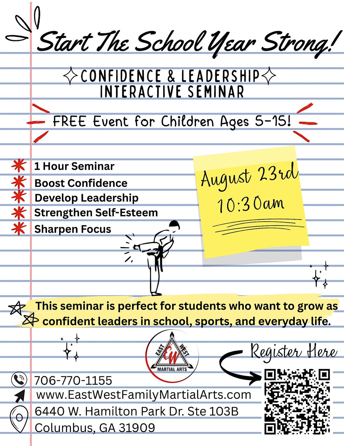 Start the School Year Strong!
