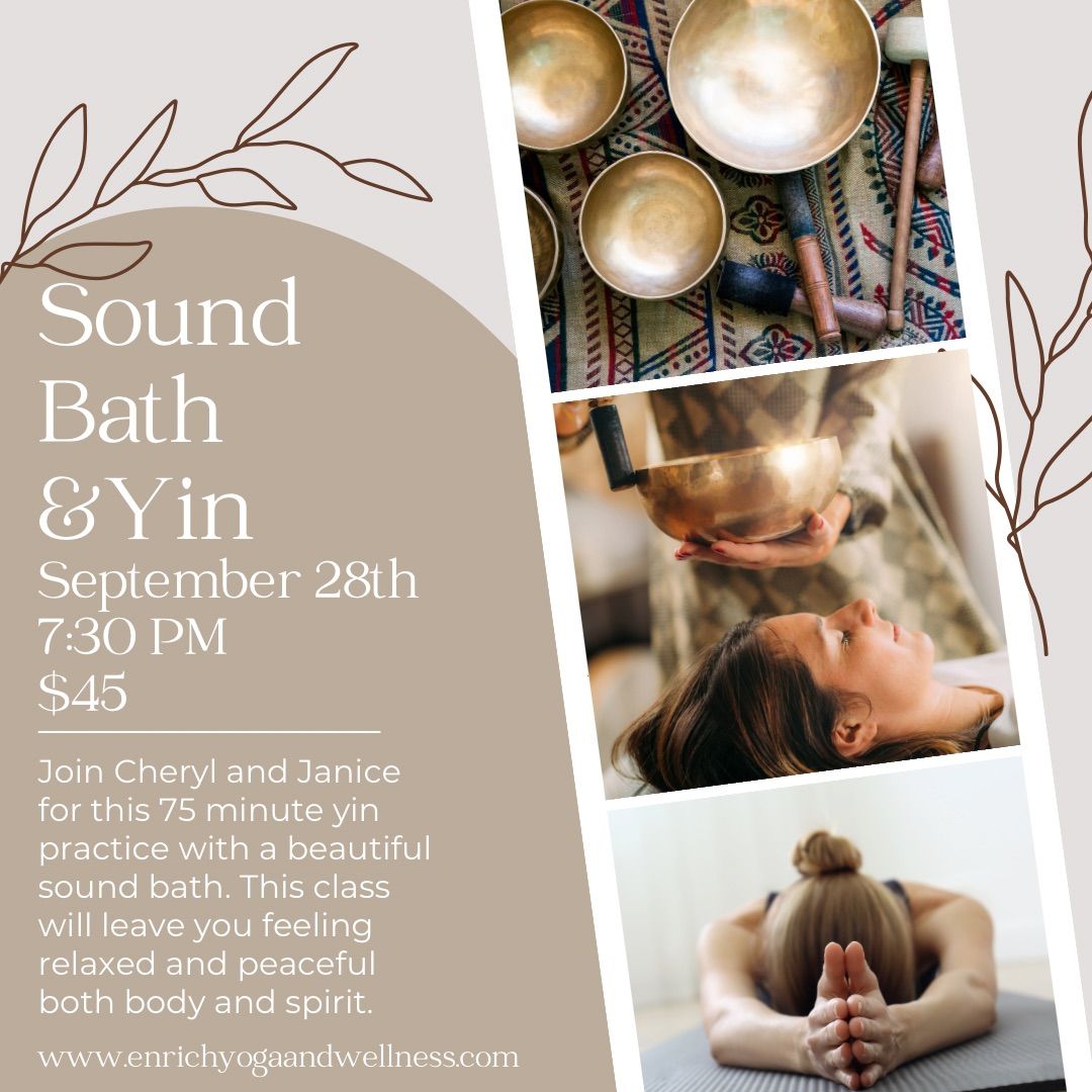 Evening Sound Bath and Yin Yoga 