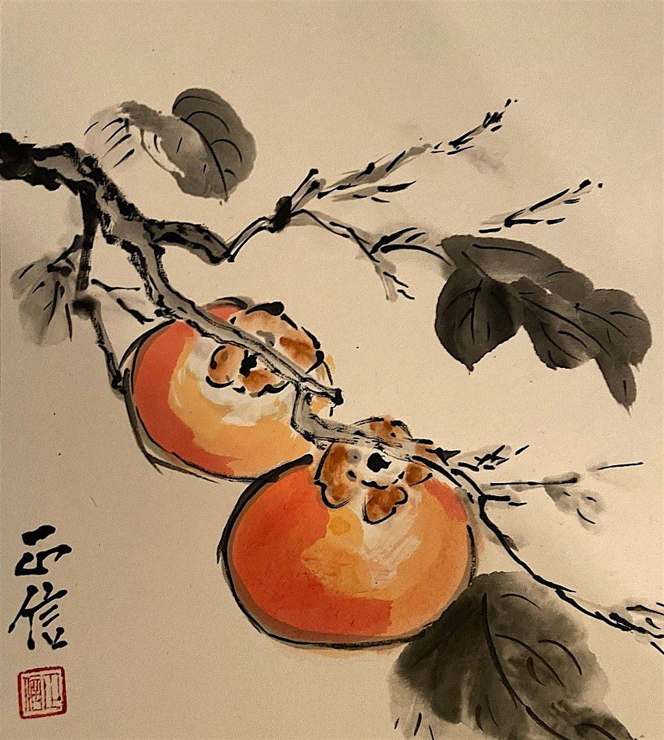 \u201cAutumn Reflection\u201d - Brush Painting Workshop and Calligraphy