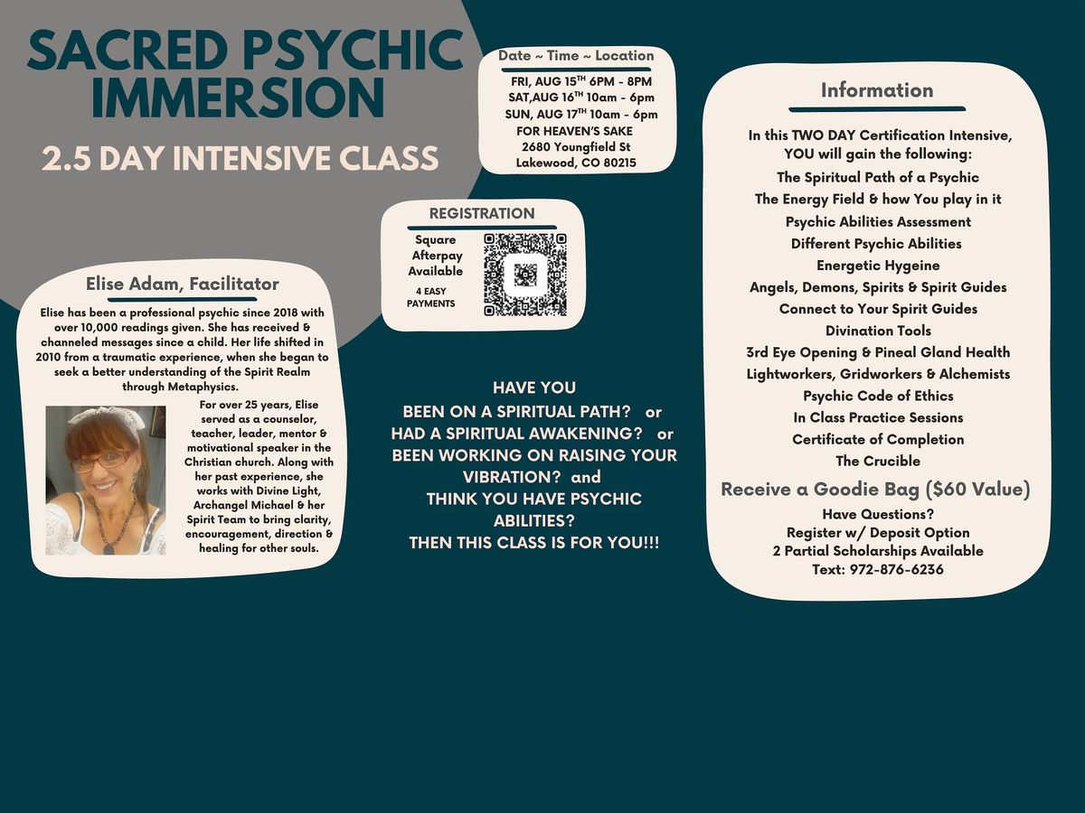 SACRED PSYCHIC IMMERSION