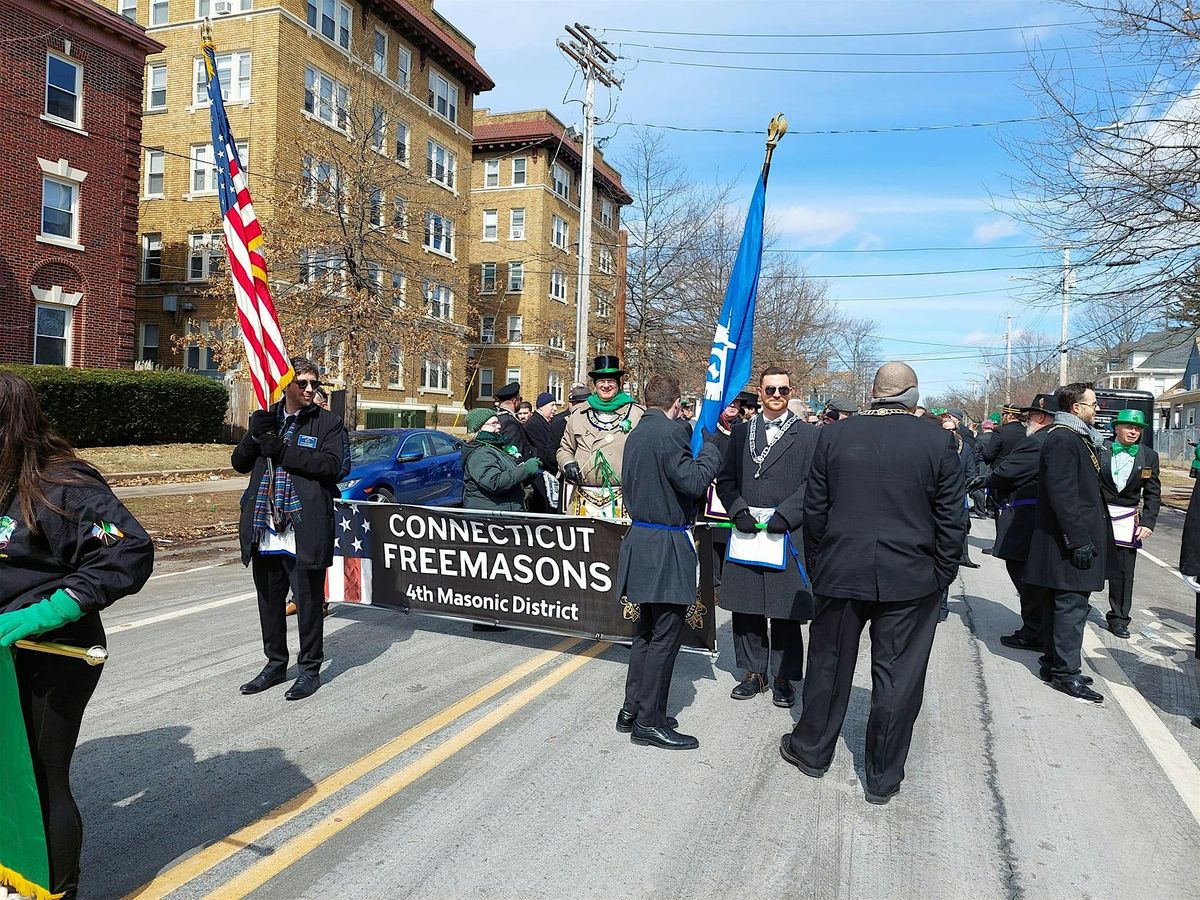 St Patrick's Day Parade  Valley of New Haven Scottish Rite Freemasons