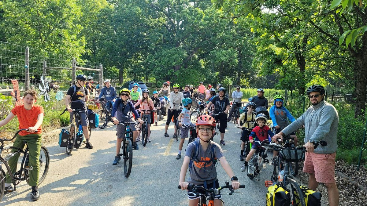 Bike Camping in the City - Family Bike Camping Overnight