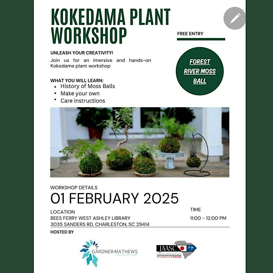 Kokedama  Plant Workshop