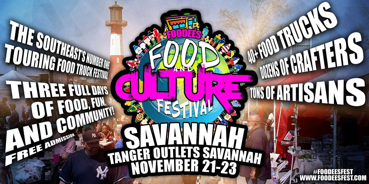 Foodees Food and Culture Festival, Savannah, Georgia